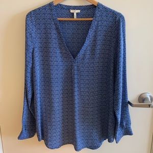 Joie silk long sleeve tunic blouse